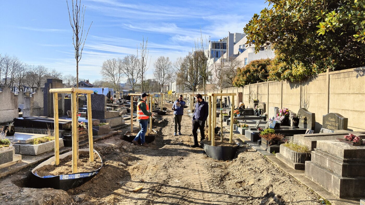 Rénovation et renaturation du cimetière d&rsquo;Aubervilliers - Topager